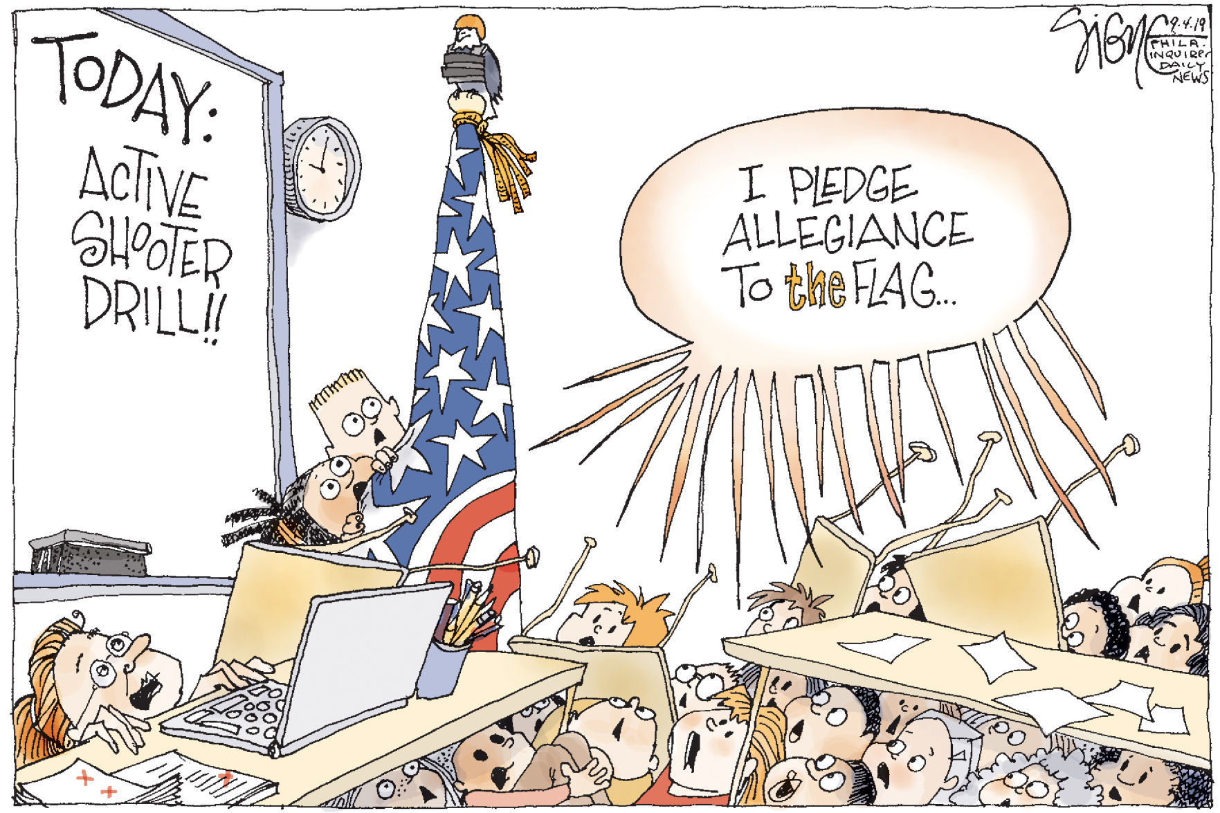 Signe Wilkinson cartoon
